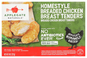 APPLEGATE NATURALS: Homestyle Breaded Chicken Breast Tenders, 8 oz