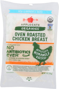APPLEGATE: Organics Oven Roasted Chicken Breast, 6 oz