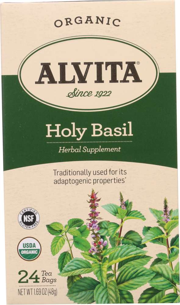 ALVITA: Tea Holy Basil Organic, 24 bg