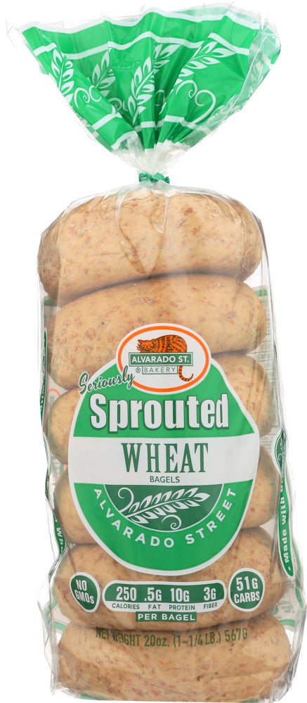 ALVARADO STREET BAKERY: Sprouted Wheat Bagels, 20 oz
