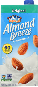 BLUE DIAMOND: Almond Breeze Almond Milk Original, 32 oz