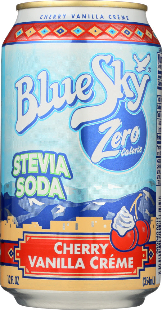 BLUE SKY: Cherry Vanilla Creme Zero Calorie Soda 6 Ct, 72 oz