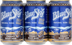 Blue Sky Natural Soda Creamy Root Beer 6 Ct, 72 oz