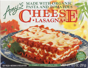 AMY'S: Cheese Lasagna, 10.3 Oz