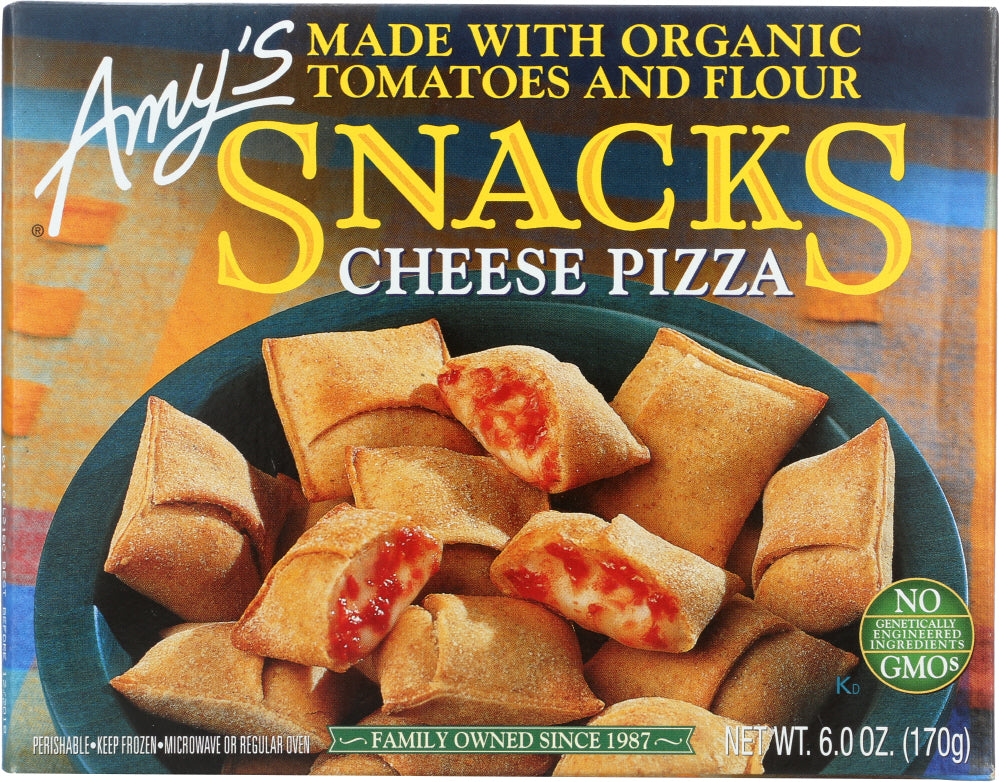 AMY'S: Cheese Pizza Snacks, 6 oz