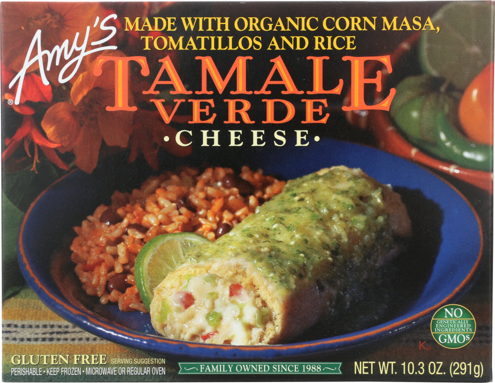 AMY'S: Cheese Tamale Verde, 10.3 oz