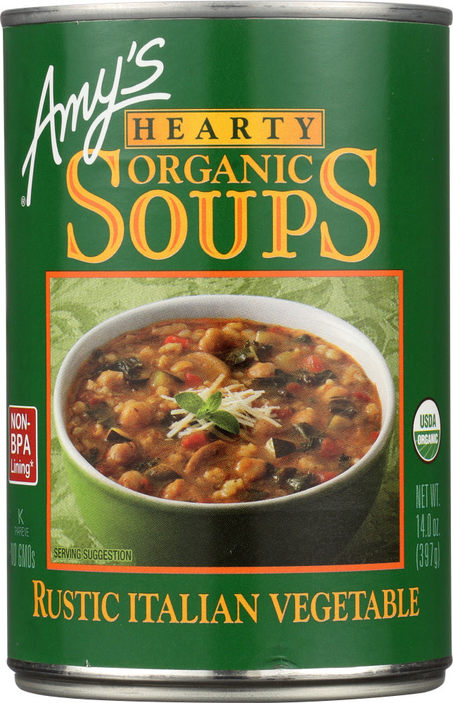 AMYS: Soup Vegetable Gluten Free, 14 oz
