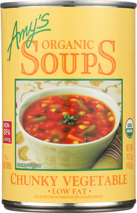 AMY'S: Organic Soup Chunky Vegetable, 14.3 oz