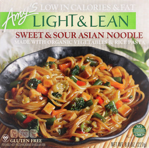 AMY'S: Light & Lean Sweet and Sour Asian Noodle, 8 oz