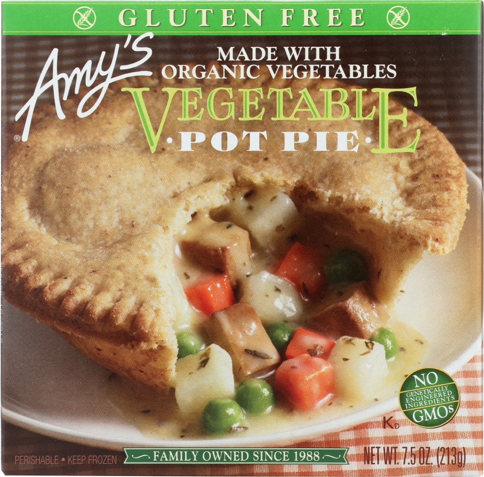 AMYS: Gluten Free Vegetable Pot Pie, 7.50 oz