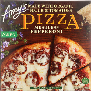 AMYS: Meatless Pepperoni Pizza, 14.40 oz