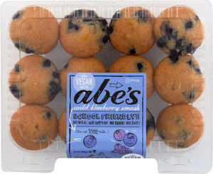 ABE'S: Vegan Wild Blueberry Smash Muffins, 10 Oz