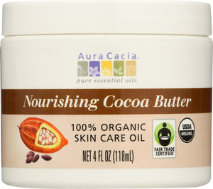 AURA CACIA: Cocoa Butter Org 4 oz