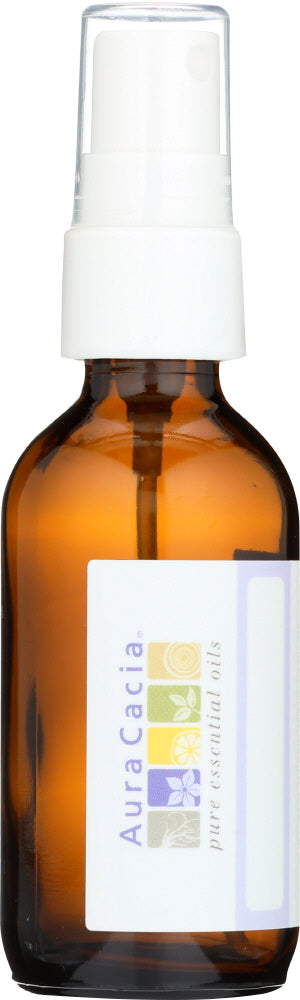 AURA CACIA: Amber Mist Bottle with Writable Label, 2 oz