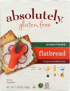 ABSOLUTELY GLUTEN FREE: Flatbread Everything, 5.29 oz