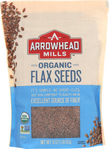 ARROWHEAD MILLS: Organic Flax Seeds, 16 oz