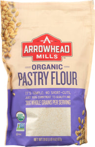 ARROWHEAD MILLS: Organic Pastry Flour, 20 oz