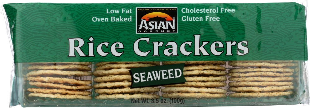 ASIAN GOURMET: Rice Cracker Seaweed, 3.5 oz