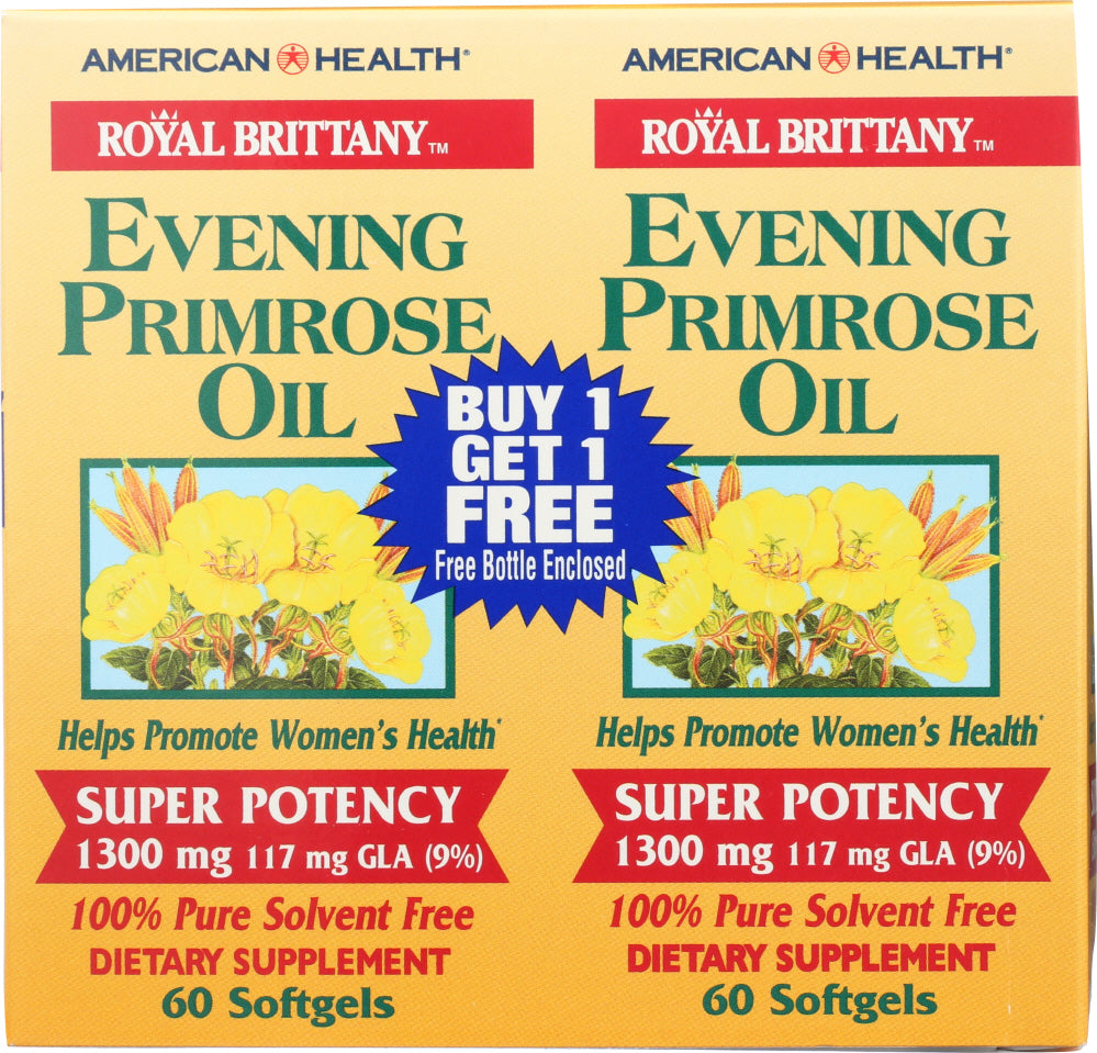AMERICAN HEALTH: Evening Primrose Oil 1300 mg, 60 + 60 Softgels
