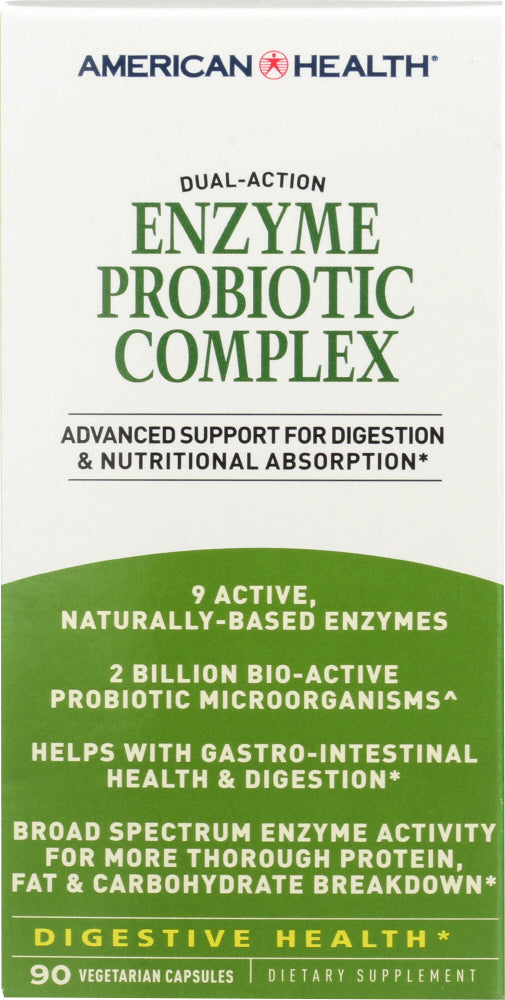 AMERICAN HEALTH: Enzyme Probiotic Complex, 90 Veggie Caps