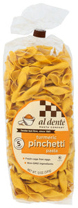 AL DENTE: Turmeric Pinchetti Pasta, 12 oz
