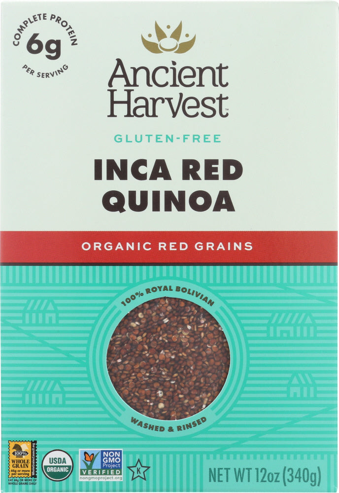 ANCIENT HARVEST: Organic Quinoa Inca Red, 12 oz