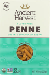 ANCIENT HARVEST: Organic Gluten Free Quinoa Penne, Non GMO, 8 Oz
