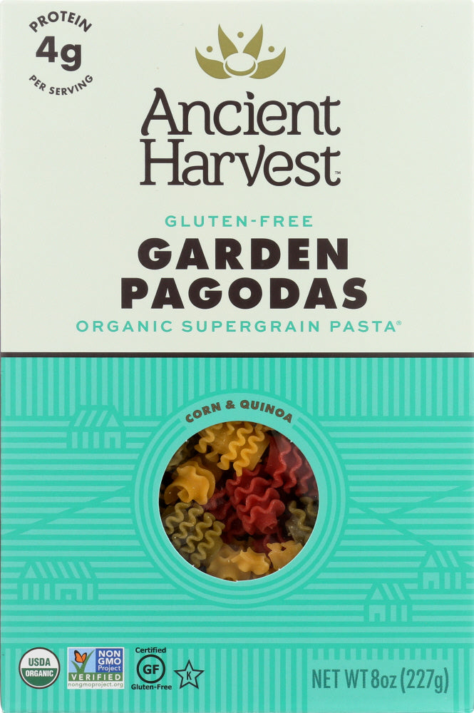 ANCIENT HARVEST: Organic Supergrain Pasta Garden Pagodas, 8 oz