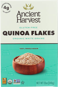 ANCIENT HARVEST: Organic Quinoa Flakes Gluten Free, 12 oz