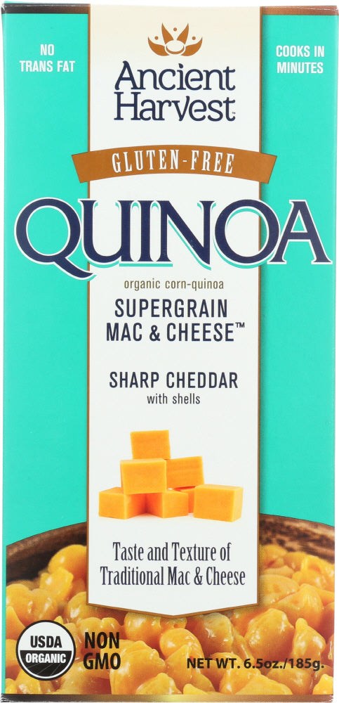 ANCIENT HARVEST: Quinoa Supergrain Mac & Cheese Sharp Cheddar, 6.5 oz