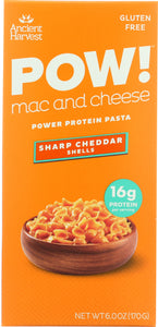 ANCIENT HARVEST: Supergrain Mac & Cheese Sharp Cheddar Shells, 6.5 oz