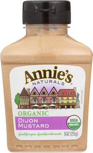 ANNIE'S NATURALS: Organic Dijon Mustard, 9 oz