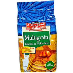 ARROWHEAD MILLS: Organic Multigrain Pancake and Waffle Mix, 25 lb