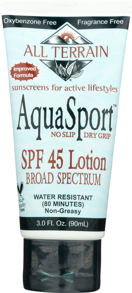 ALL TERRAIN: Aquasport Sunscreen SPF45, 3 oz