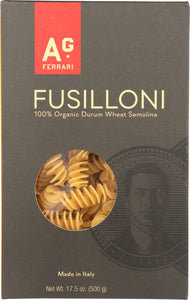 AG FERRARI: Organic Pasta Fusilloni, 17.5 oz