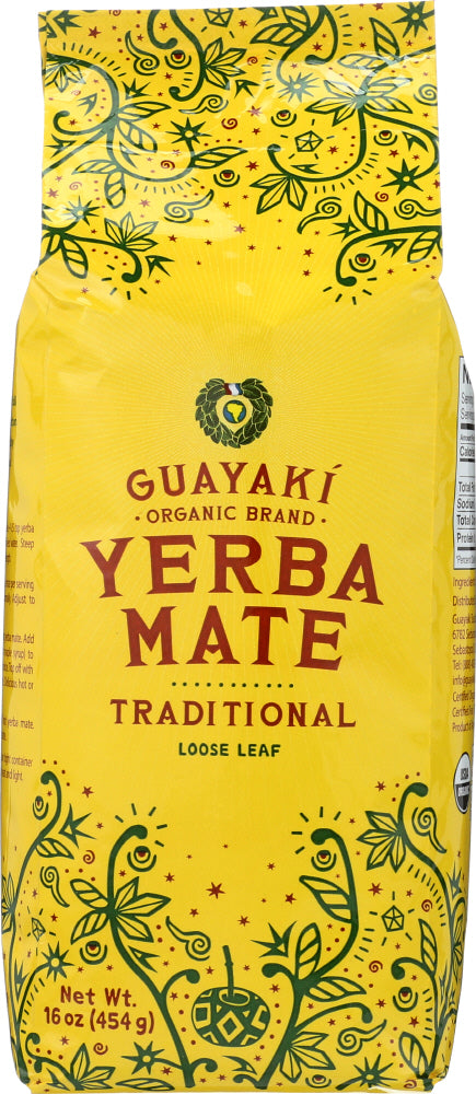 GUAYAKI: Organic Loose Leaf Yerba Mate Traditional, 16 oz