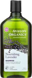 AVALON ORGANICS: Shampoo Nourishing Lavender, 11 oz