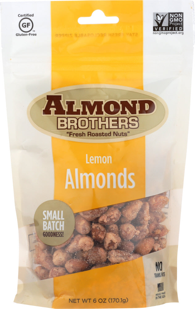 ALMOND BROTHERS: Almonds-Whole Lemon, 6 oz