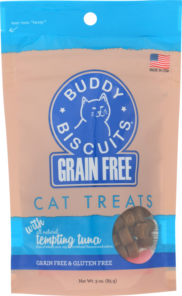 BUDDY BISCUITS: Tempting Tuna Cat Treats, 3 oz
