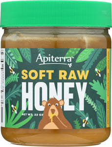 APITERRA: Honey Raw Soft, 22 oz