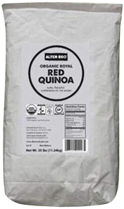 ALTER ECO: Organic Royal Red Quinoa, 25 lb