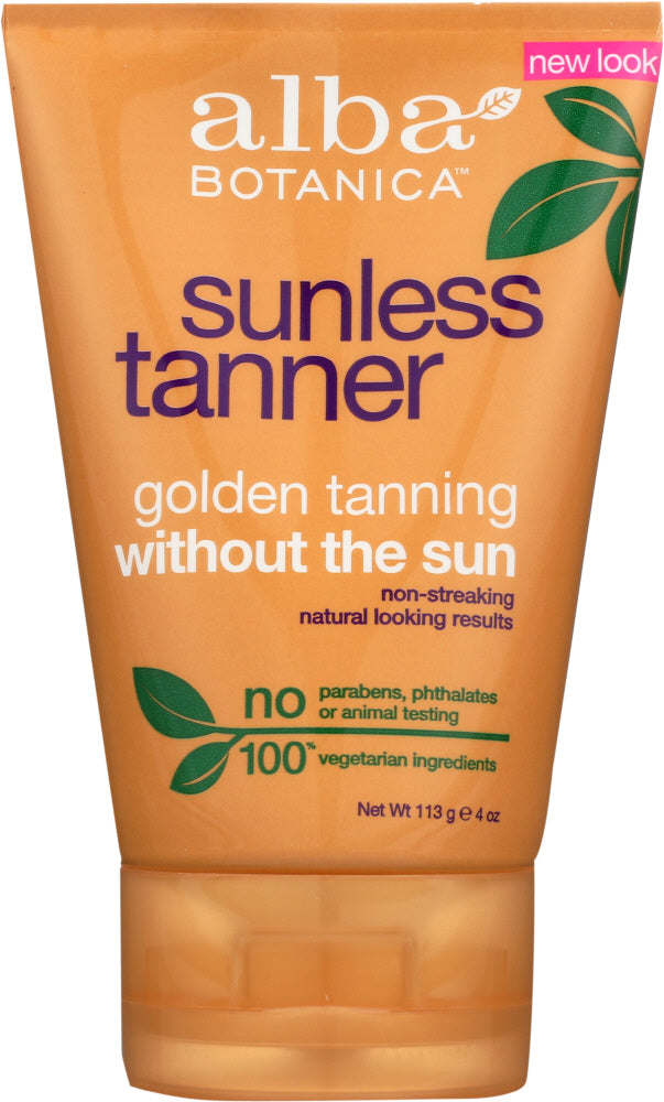 ALBA BOTANICA: Natural Very Emollient Sunless Tanning Lotion, 4 oz