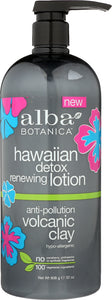 ALBA BOTANICA: Lotion Renewing Hawaiian Detox, 32 oz