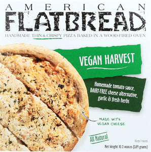 AMERICAN FLATBREAD: Vegan Harvest Frozen Pizza, 10.20 oz