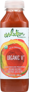 EVOLUTION FRESH: Organic V Cold Pressed Juice, 15.2 oz