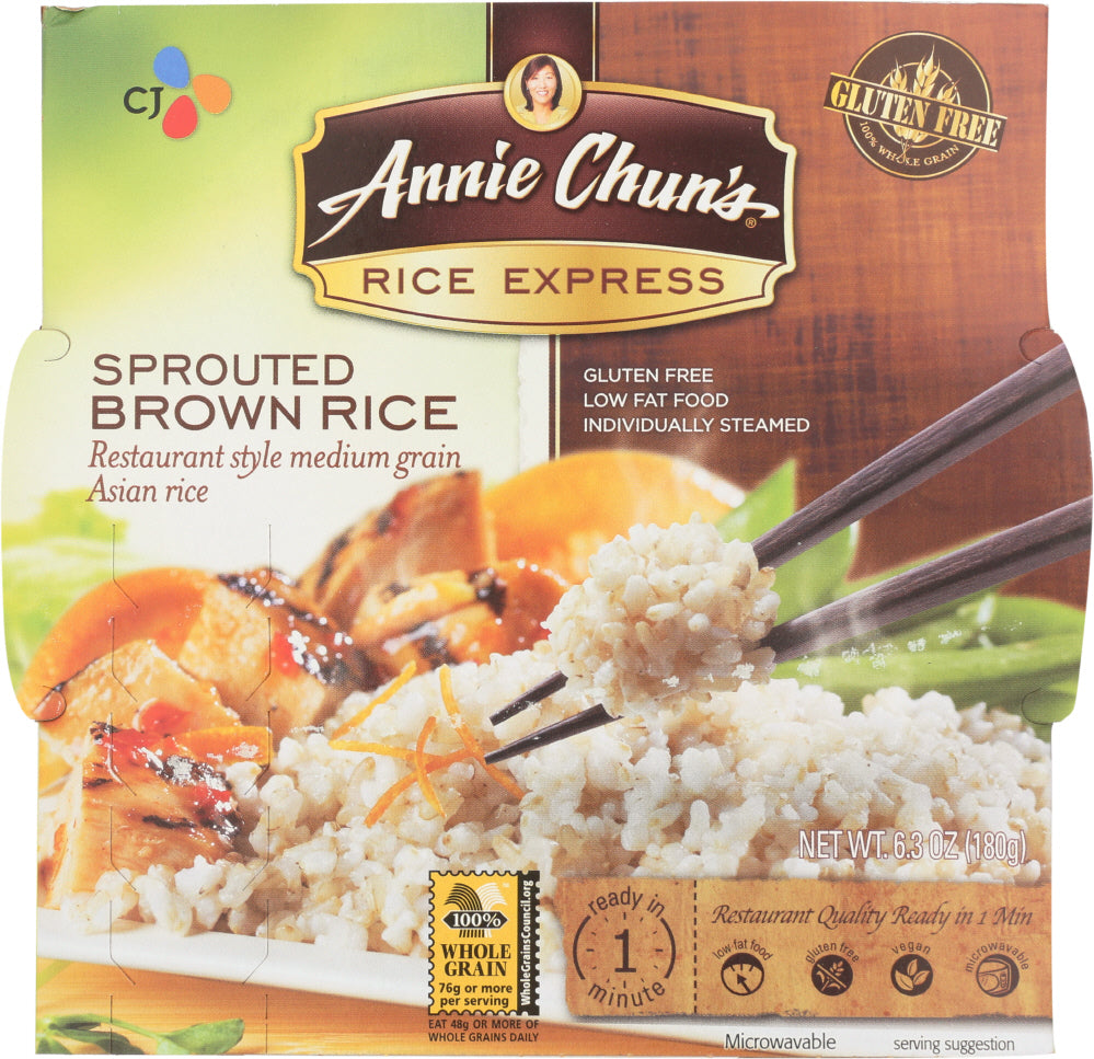 ANNIE CHUN'S: Rice Express Sprouted Brown Rice, 6.3 oz