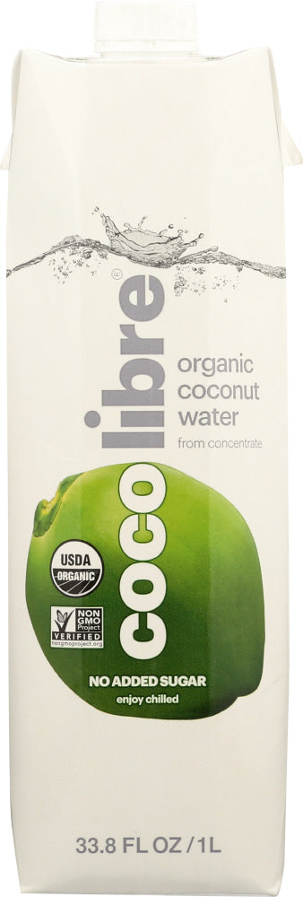COCO LIBRE: Pure Organic Coconut Water, 33.8 oz