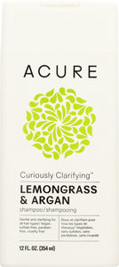ACURE: Curiously Clarifying Shampoo Lemongrass & Argan, 12 fl oz