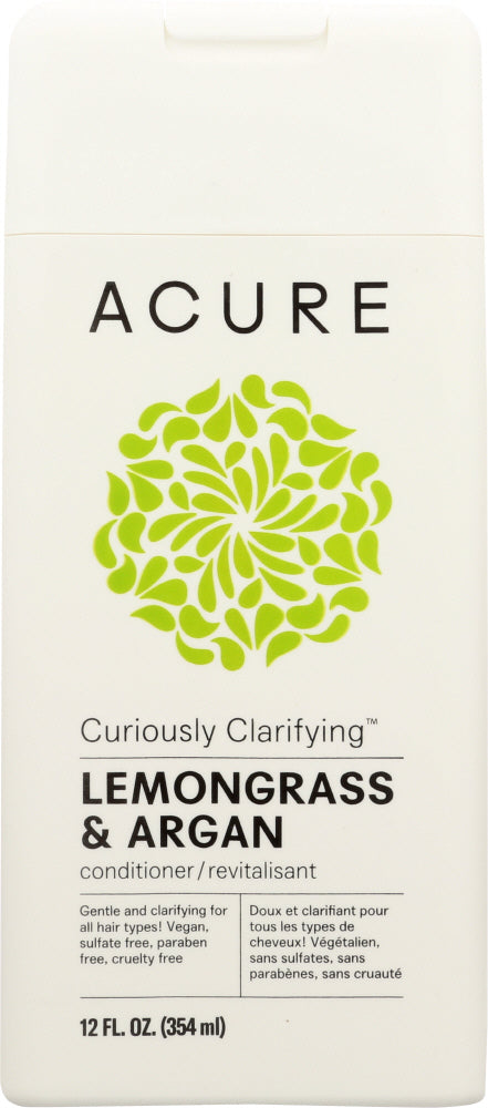 ACURE: Curiously Clarifying Conditioner Lemongrass & Argan, 12 fl oz