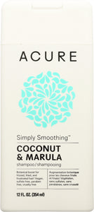 ACURE: Simply Smoothing Shampoo Coconut & Marula, 12 fl oz
